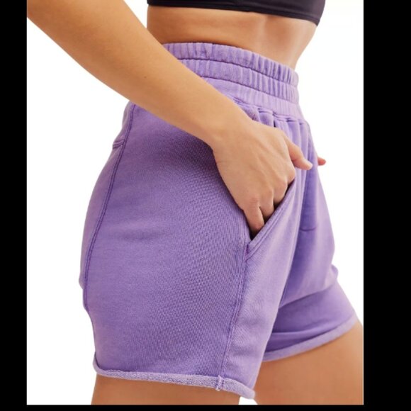 FREE PEOPLE FP MOVEMENT ALL STAR SUPER BERRY PULL ON SHORTS NWOT L - Picture 9 of 13